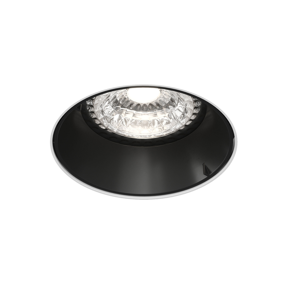 DK3055-BK Встраиваемый светильник, IP 20, 10 Вт, GU5.3, LED, черный, пластик