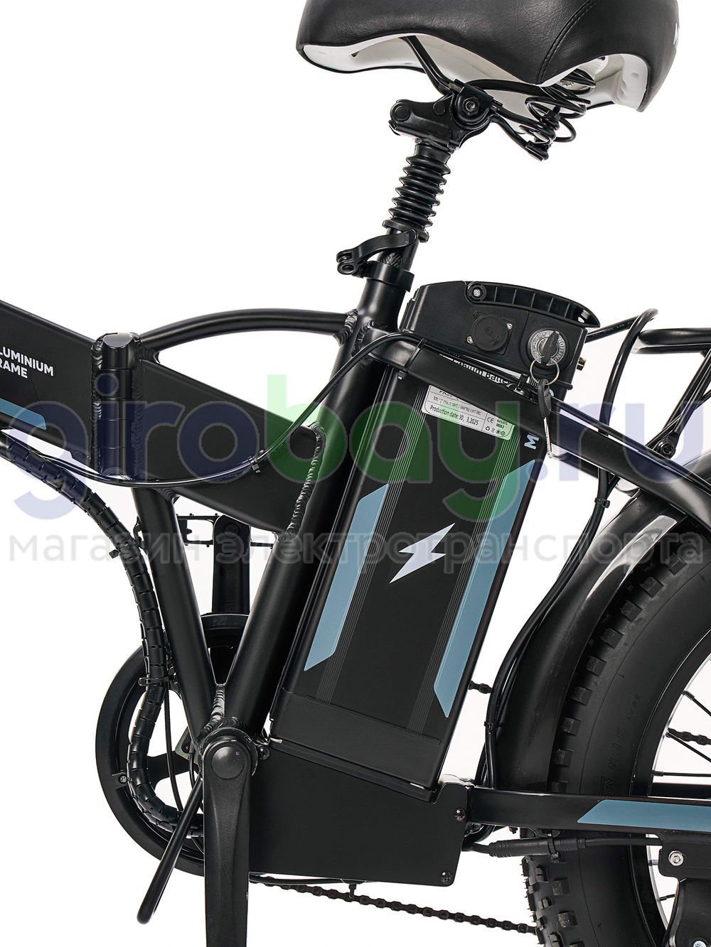 Электровелосипед Minako F10 Pro (48V/20Ah) - Серый обод фото №7