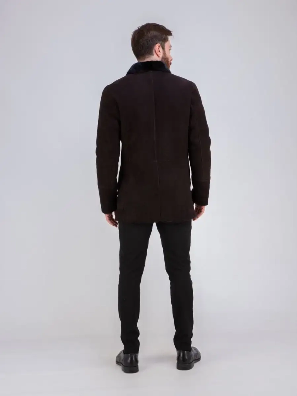 Дубленка мужская натуральная с мехом Турция