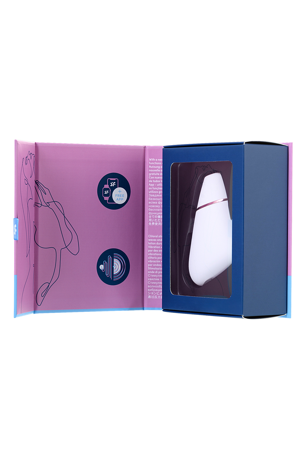 Вакуум-волновой бесконтактный стимулятор клитора Satisfyer Love Triangle белый