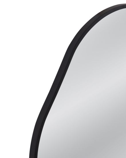 Черное настенное зеркало “Нора”