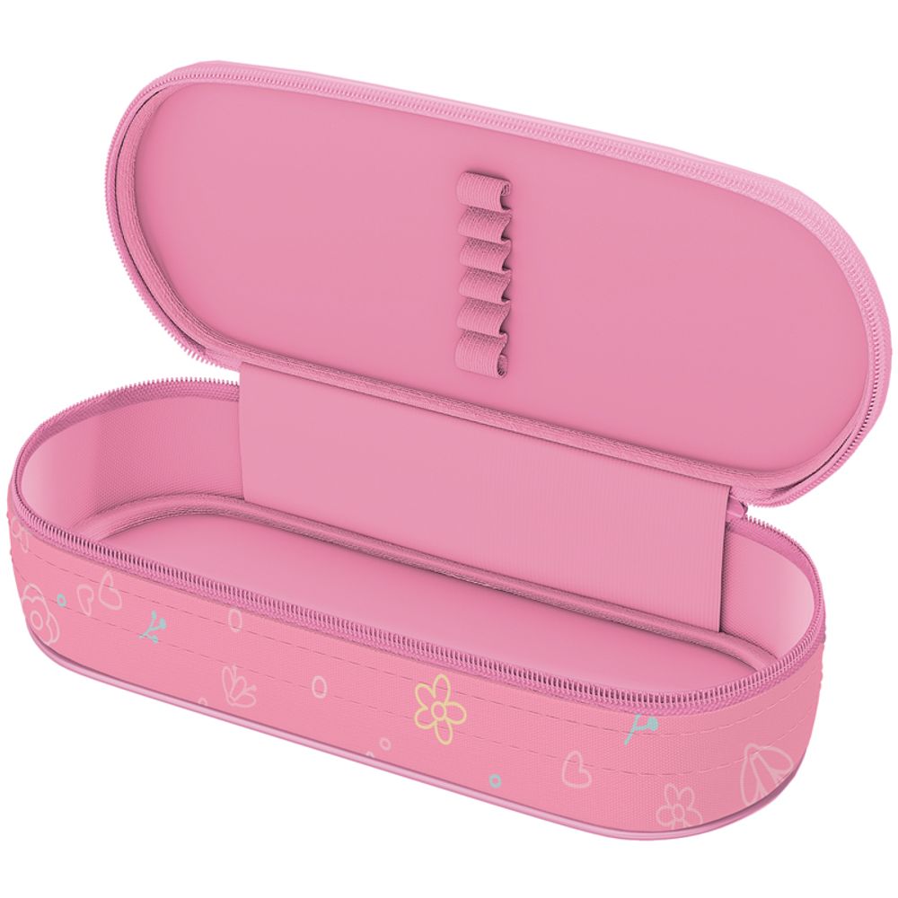 Пенал корпусный 1 отделение, 210*85*50 Berlingo "Sweet Foxes", полиэстер