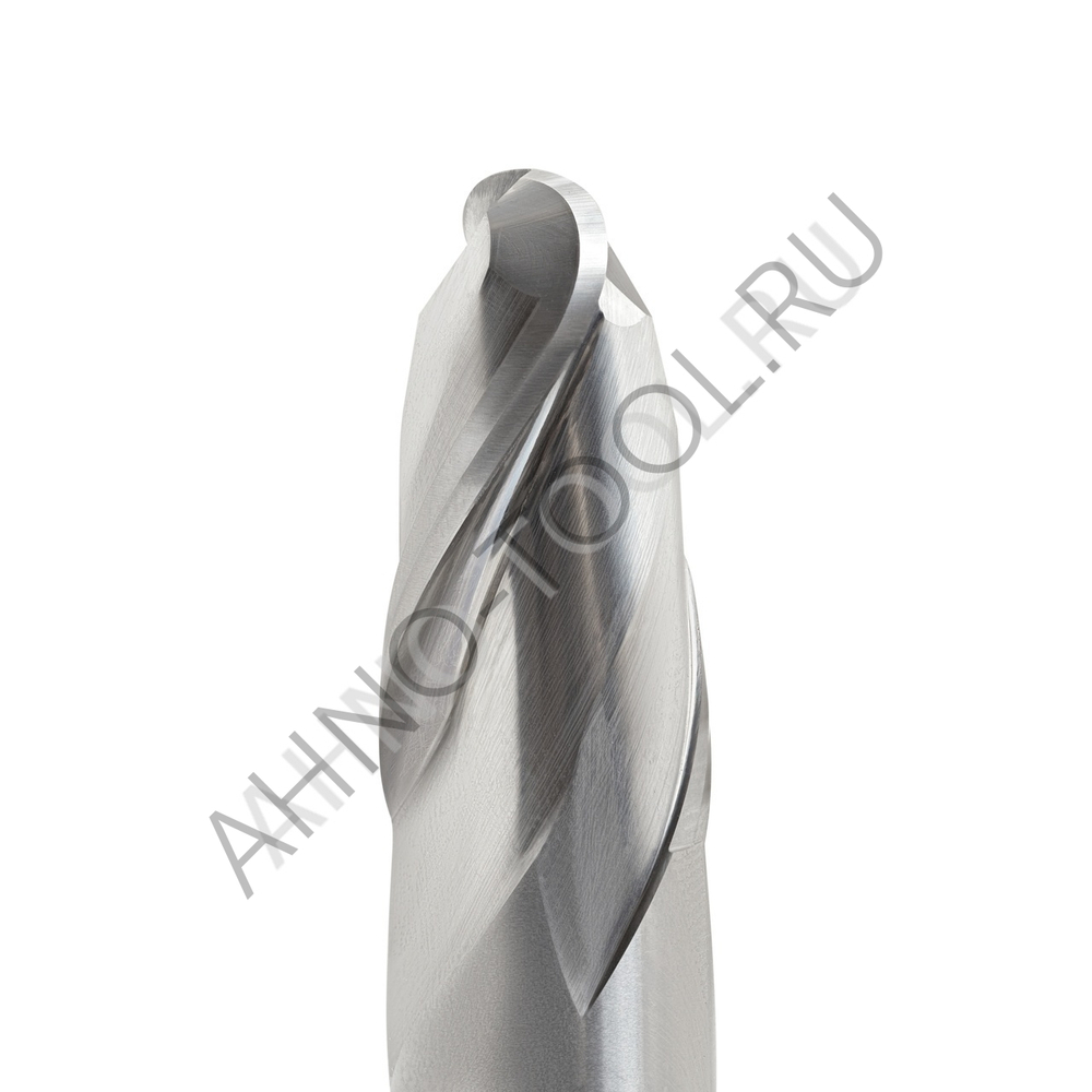 Фреза твердосплавная сферическая  8мм (L=60, l=16, хв=6) Z2 35° по алюминию и цвет.металлам BRAL-2B-