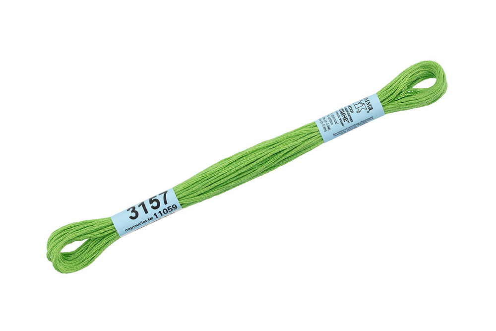 Мулине "Gamma", 100% хлопок , 8 м, №3157