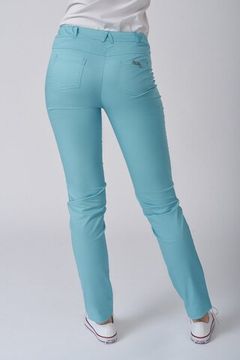 Брюки женские М403 (классик-стрейч/голубой 427)