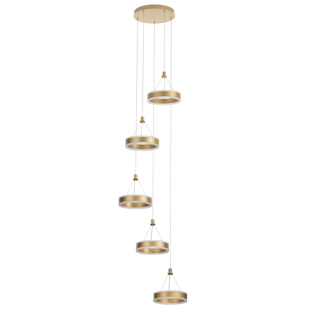 Citilux Дуэт CL719052 LED Подвесной светильник Золото
