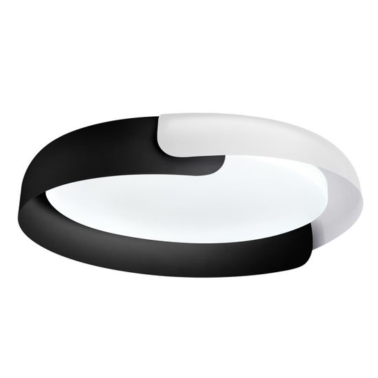 7706/60L AVRA LED SN 047 Светильник металл/пластик/белый/черный LED 60Вт 3000-6000K D580 IP20 пульт ДУ ANTARES