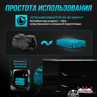 Надувная подушка «FlexAir» для гимнастики и батутных центров, 4×2,5×0,7 м