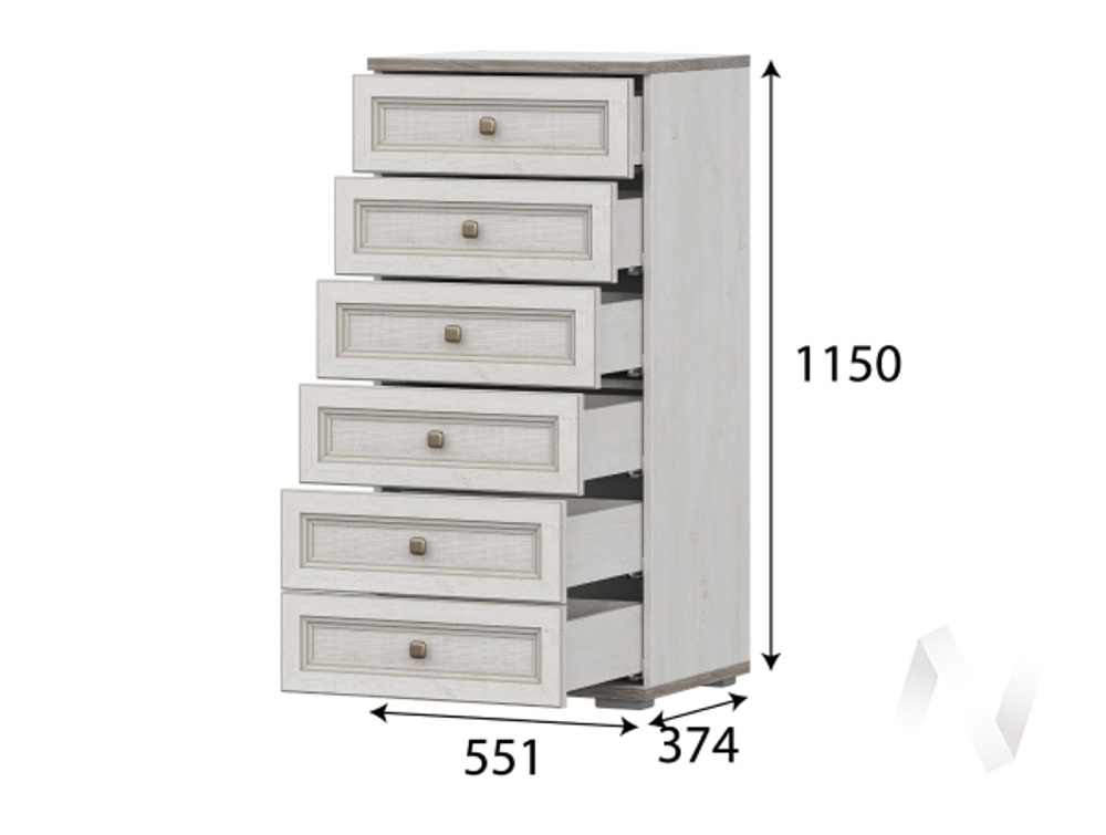 Комод КМ-101 Серия 3 МС Александрия