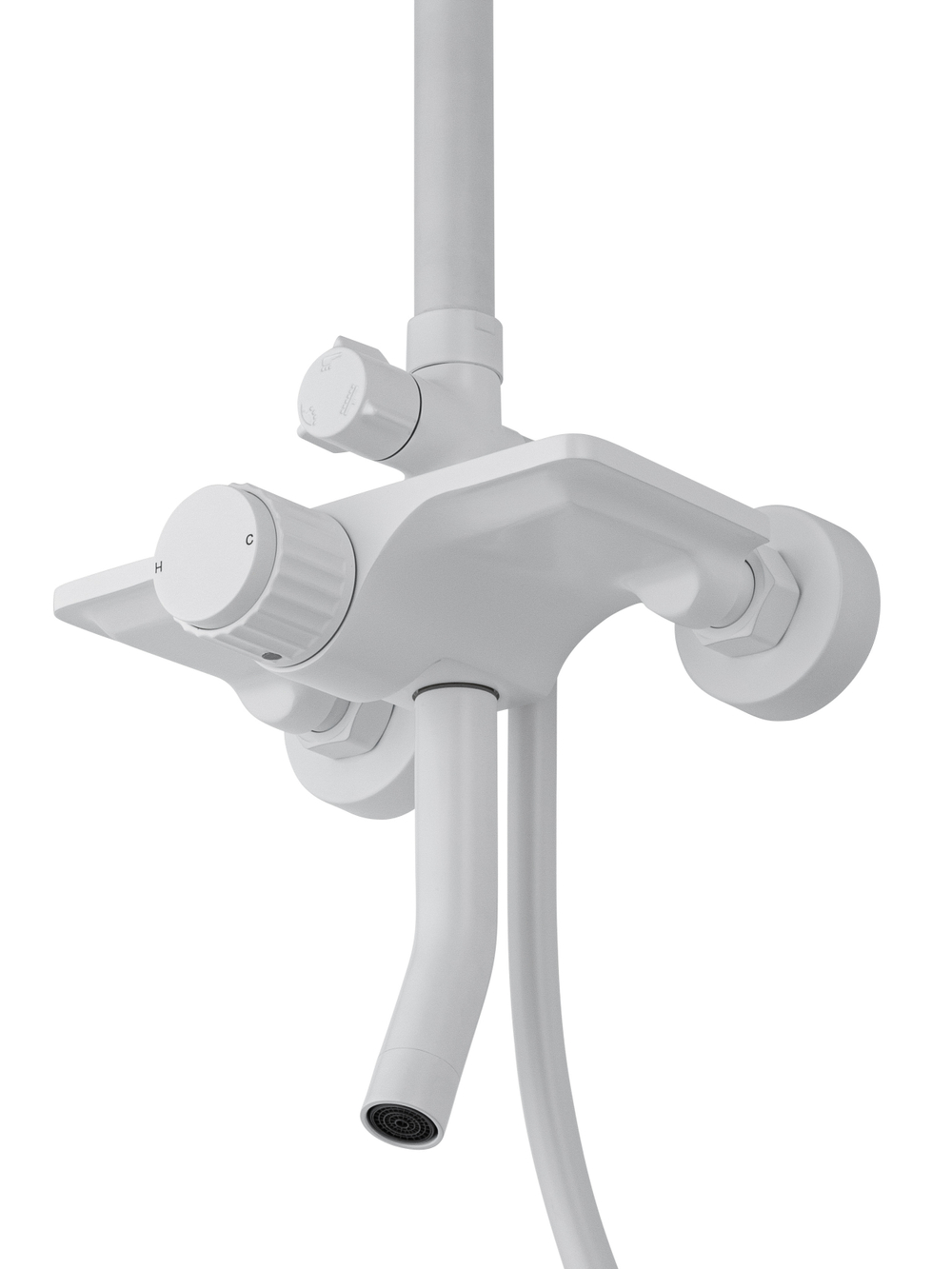 Душевая система WONZON & WOGHAND CLICK, Белый матовый (WW-N3S962-MW)