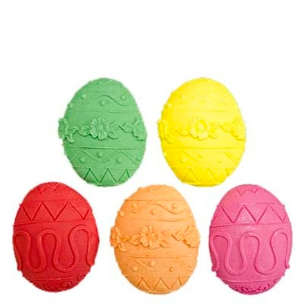 Сахарные фигурки, ЯЙЦА ПАСХАЛЬНЫЕ ЯРКИЕ 47*37 мм