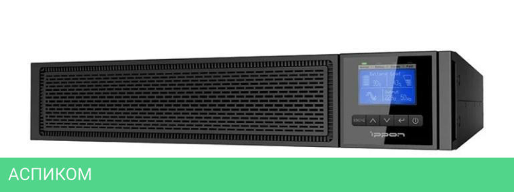 Источник бесперебойного питания Ippon Innova RT II 6000 6000Вт 6000ВА черный (1005639)