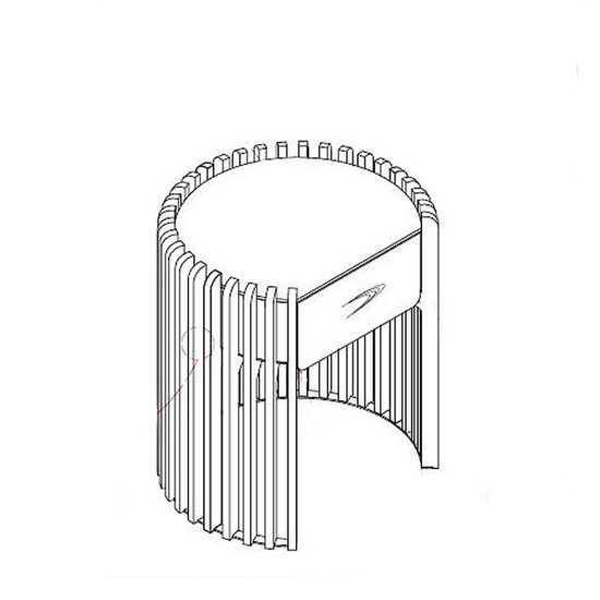 Прикроватная тумбочка TISHINA by Sergey Tregubov, MOD INTERIORS