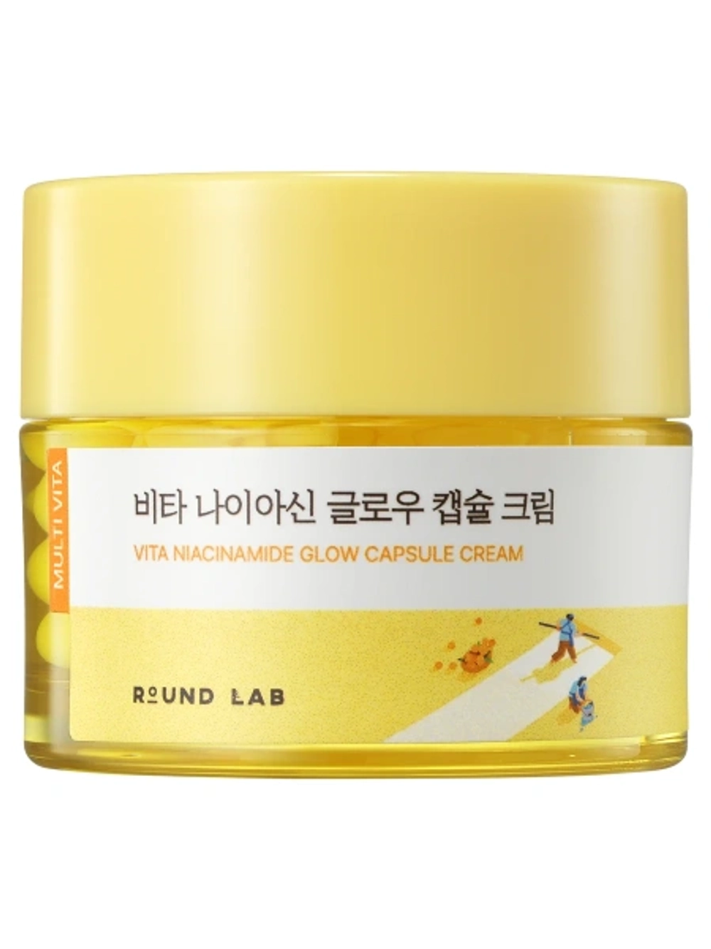 Round Lab Осветляющий капсульный крем с ниацинамидом для сияния кожи Vita Niacinamide Glow Capsule Cream 50 мл