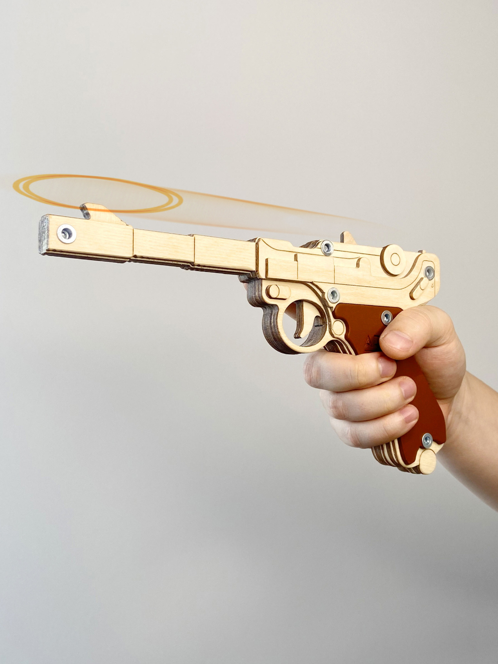 Резинкострел пистолет Люгер Парабеллум P08