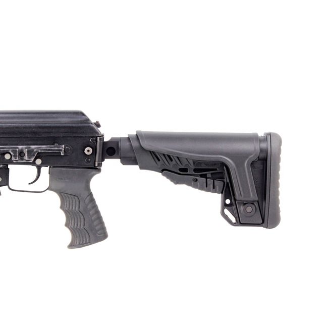 Складной приклад TBS Shock с подщечником на гражданские аналоги АК-74М, DLG Tactical