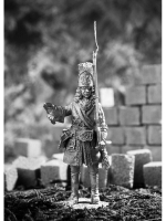 Оловянный солдатик офицер гренадерской роты Преображенского полка, 1702-1708 г. г.