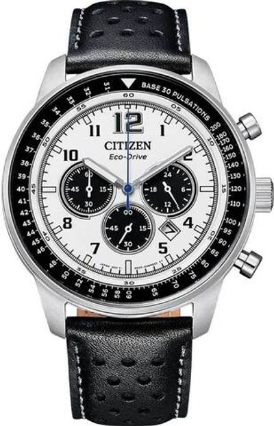 Японские спортивные наручные часы Citizen CA4500-32A с хронографом