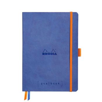 Записная книжка Rhodiarama Goalbook в мягкой обложке A5 точка 90 гр Sapphire синяя (117577C)