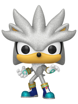 Фигурка Funko POP! Games Sonic the Hedgehog Silver (DGLT) (Exc) (1103) 87227