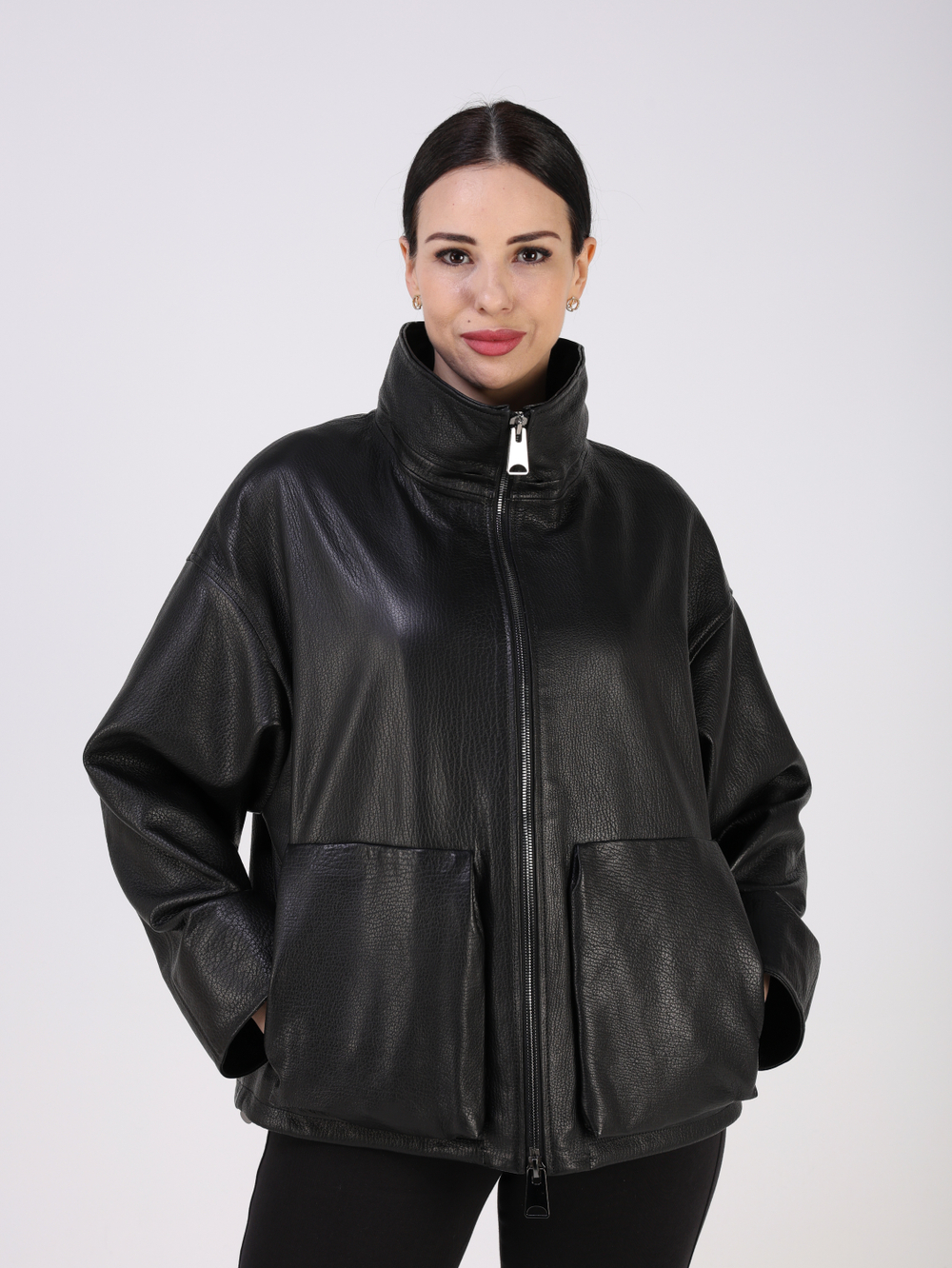 Кожаная куртка демисезонная