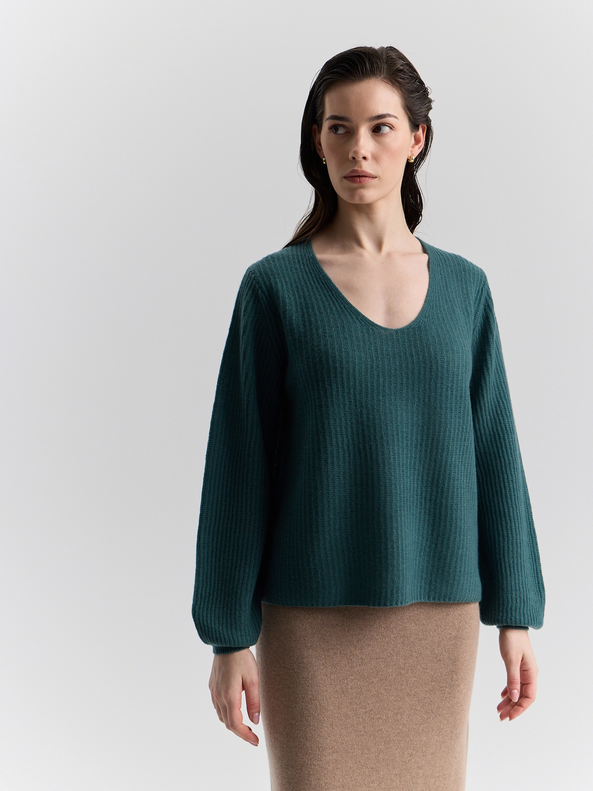 Кашемировый пуловер