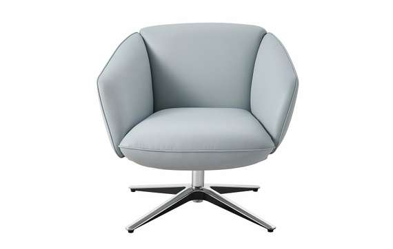 Крутящееся кресло Tasca голубое