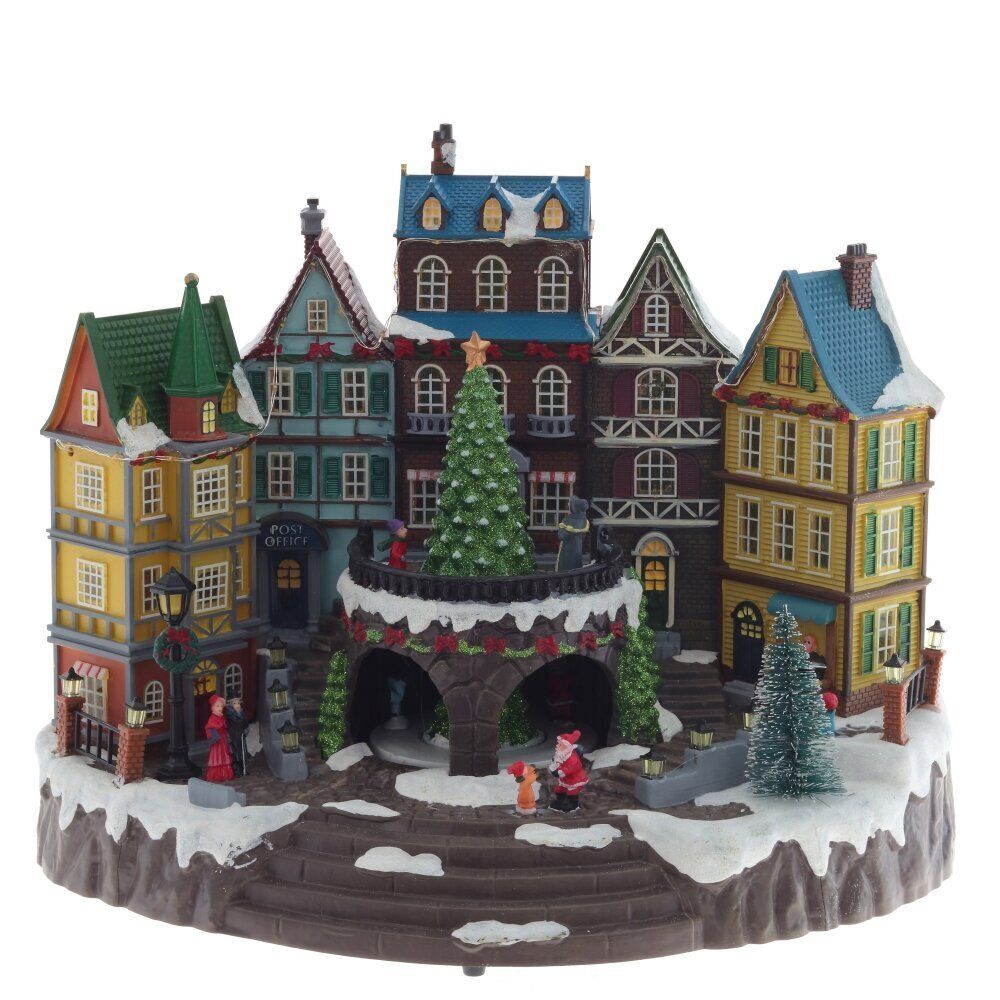 GAEM Фигурка декоративная "Рождество" (4 мелодии, подсвет, движ, 3xAA н/п, +USB), L40 W27 H32 см