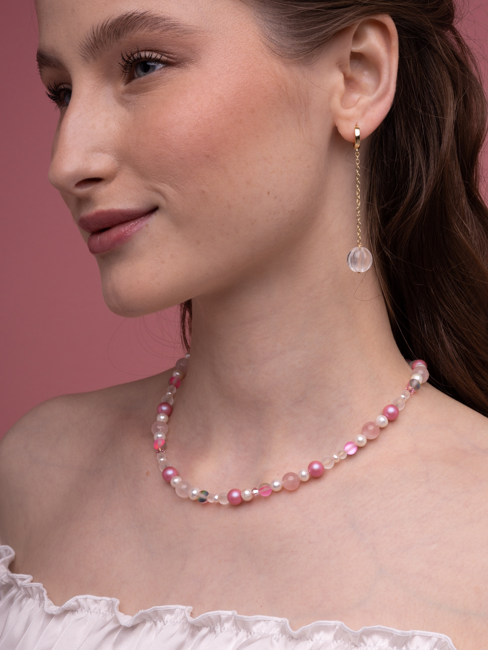 Серьги Горный хрусталь