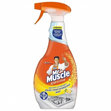 Mr Muscle Чистящее средство для кухни "Свежесть лимона", триггер, 500 мл