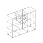 Комод "Лорэн" 3 створки + 2 ящика