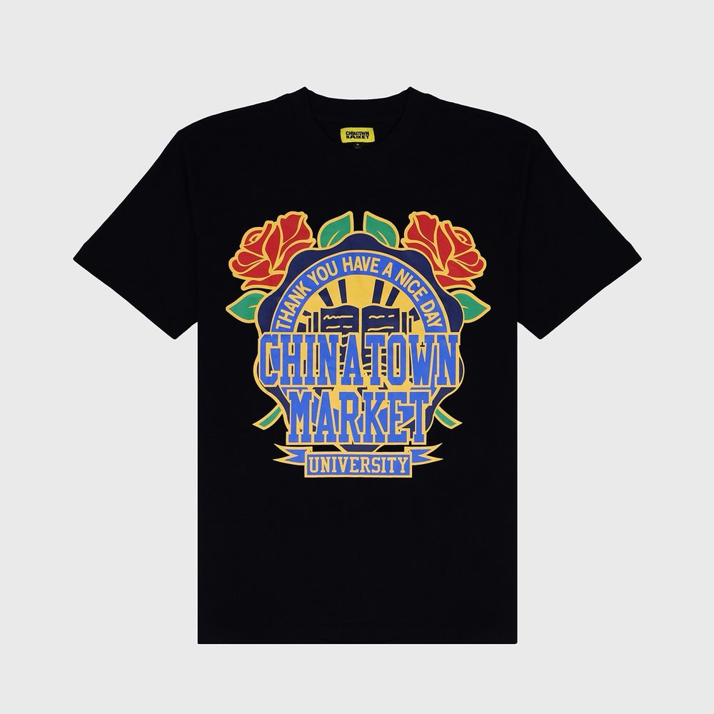 Футболка ChinaTown Market Rose Garden Black