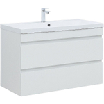 Тумба с раковиной Aquanet Нота new 100 335420 белая
