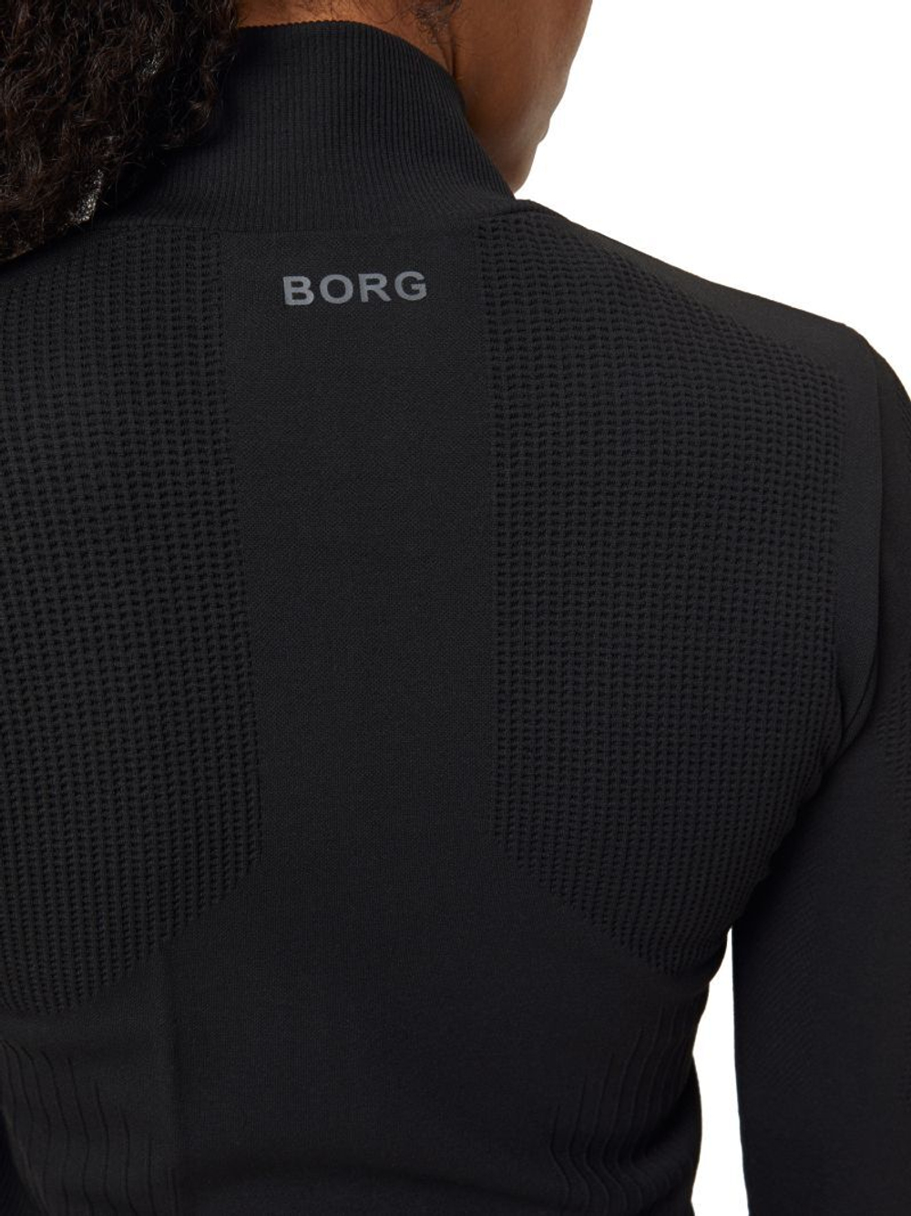 Женская Кофта теннисная Björn Borg Running Seamless Cover-Up - black beauty