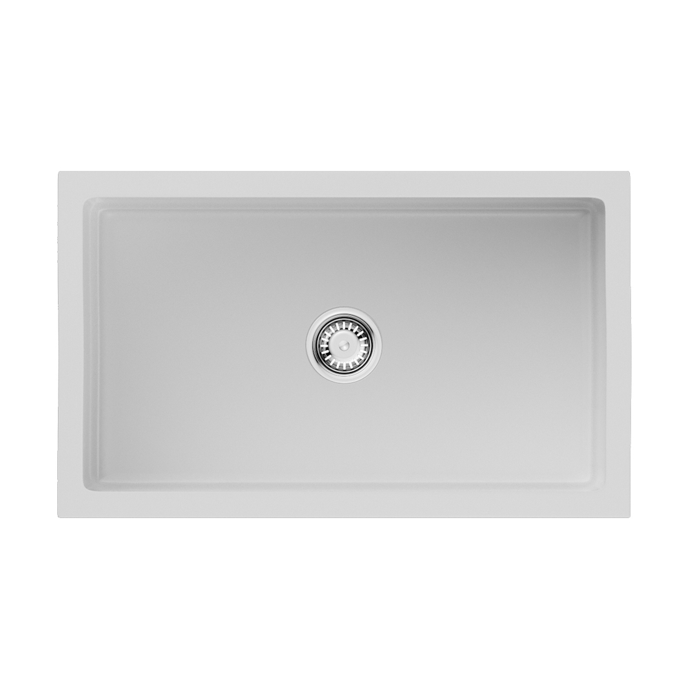 кухонная мойка Omoikiri Mikura 76-WH Glossy Natceramic/белый глянцевый