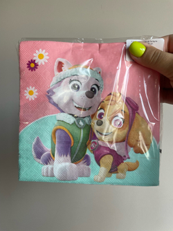 P Салфетка Щенячий Патруль Эверест, 33 см, 20 шт.