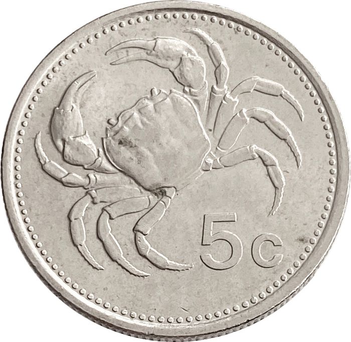 5 центов 1986 Мальта