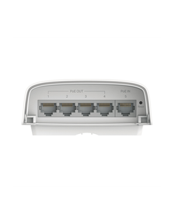 TP-Link SG2005P-PD, Коммутатор Smart линейки Omada с 5 гигабитными портами (1 порт с входящим PoE++, 4 порта с исходящим PoE+), всепогодный корпус