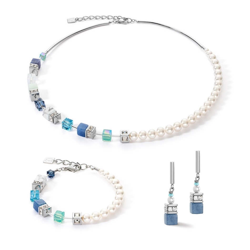 Колье  Coeur de Lion Blue-Aqua 5086/10-0737