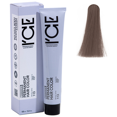 6.12 крем-краска ICE Permanent темный блонд пепельно-фиолетовый - 100 мл.