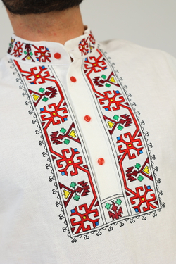 Рубашка мужская с поясом