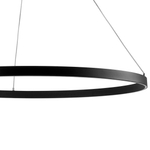 748057 Люстра SATURNO LED 75W 5800LM 70G ЧЕРНЫЙ 3000-6000K