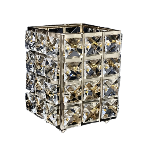 Подставка с кристаллами золотая