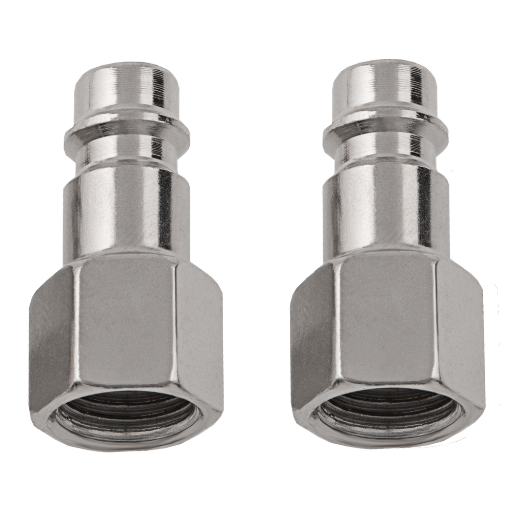 Ниппель универсальный быстросъемный ("папа") 1/4, внутренняя резьба, 2 шт, Stels