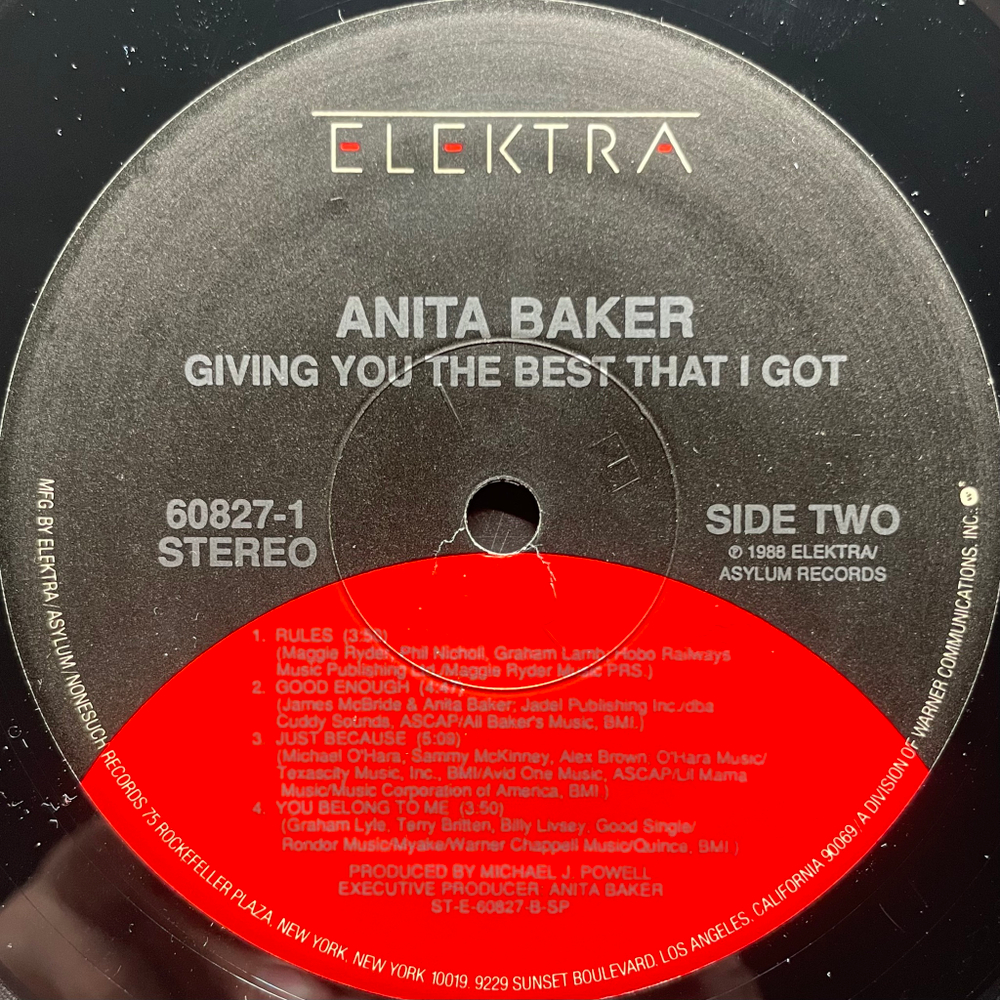 Anita Baker ‎– Giving You The Best That I Got (США 1988г.)