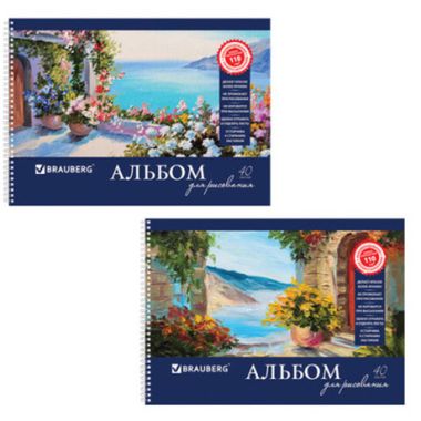 Альбом д/рис. А4 40 л. (BRAUBERG) 