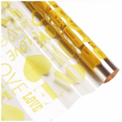 Пленка прозрачная "LOVE" (10м)