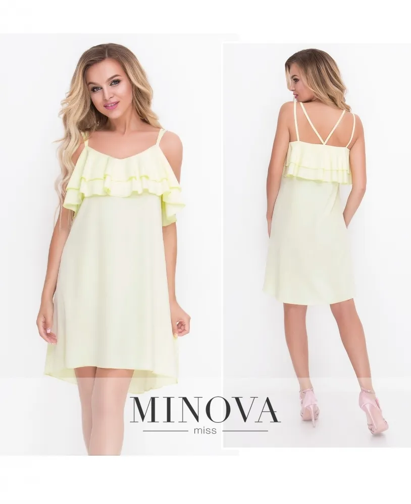 Платье 8582-желтый Minova