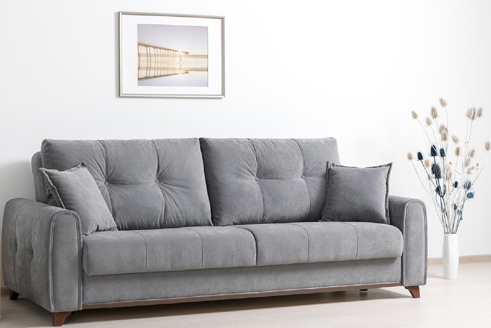 Диван кровать Плимут, Серый