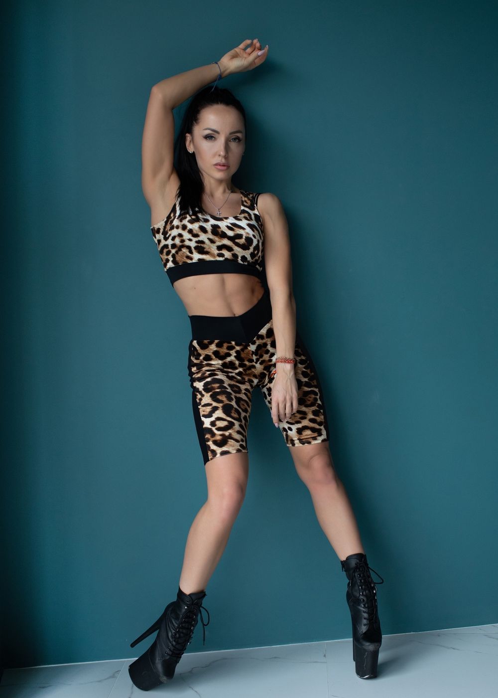 Panties Biker Shorts, Leopard